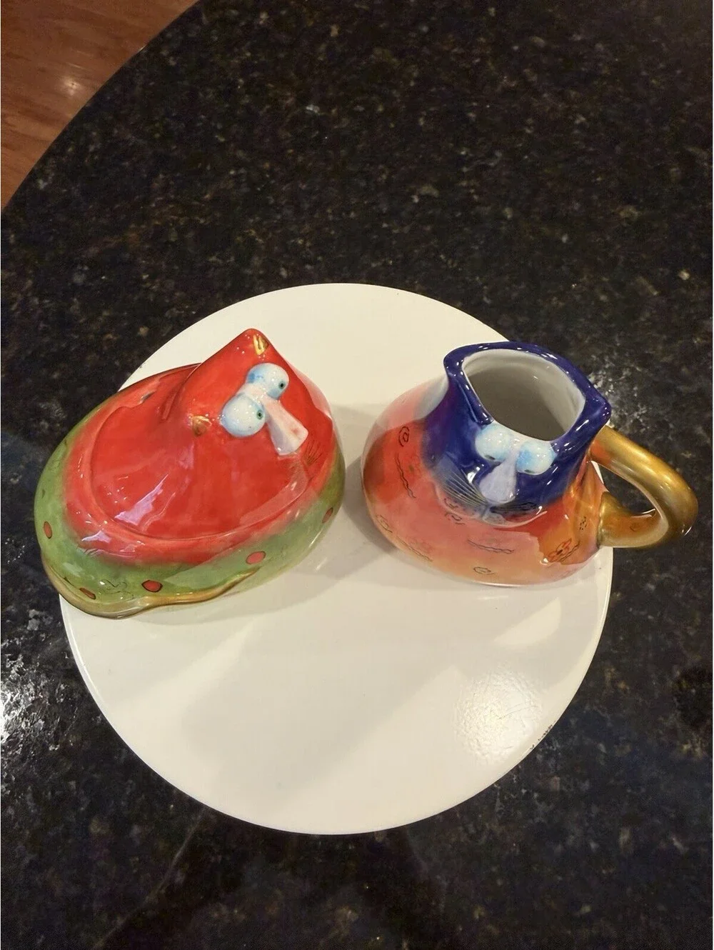 Joy Cats Studio Dreamworks Creamer &  Sugar Bowl With Lid